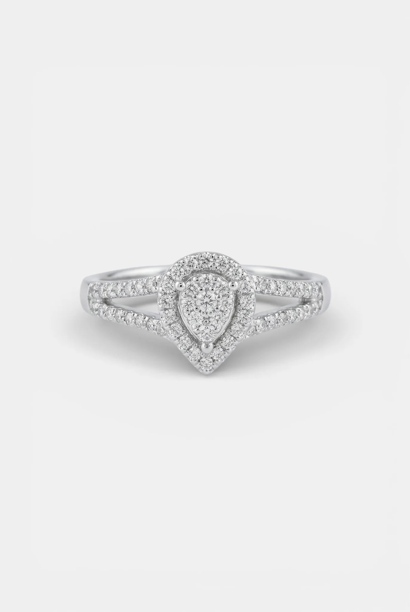 Сребърен пръстен - Кристална Капка