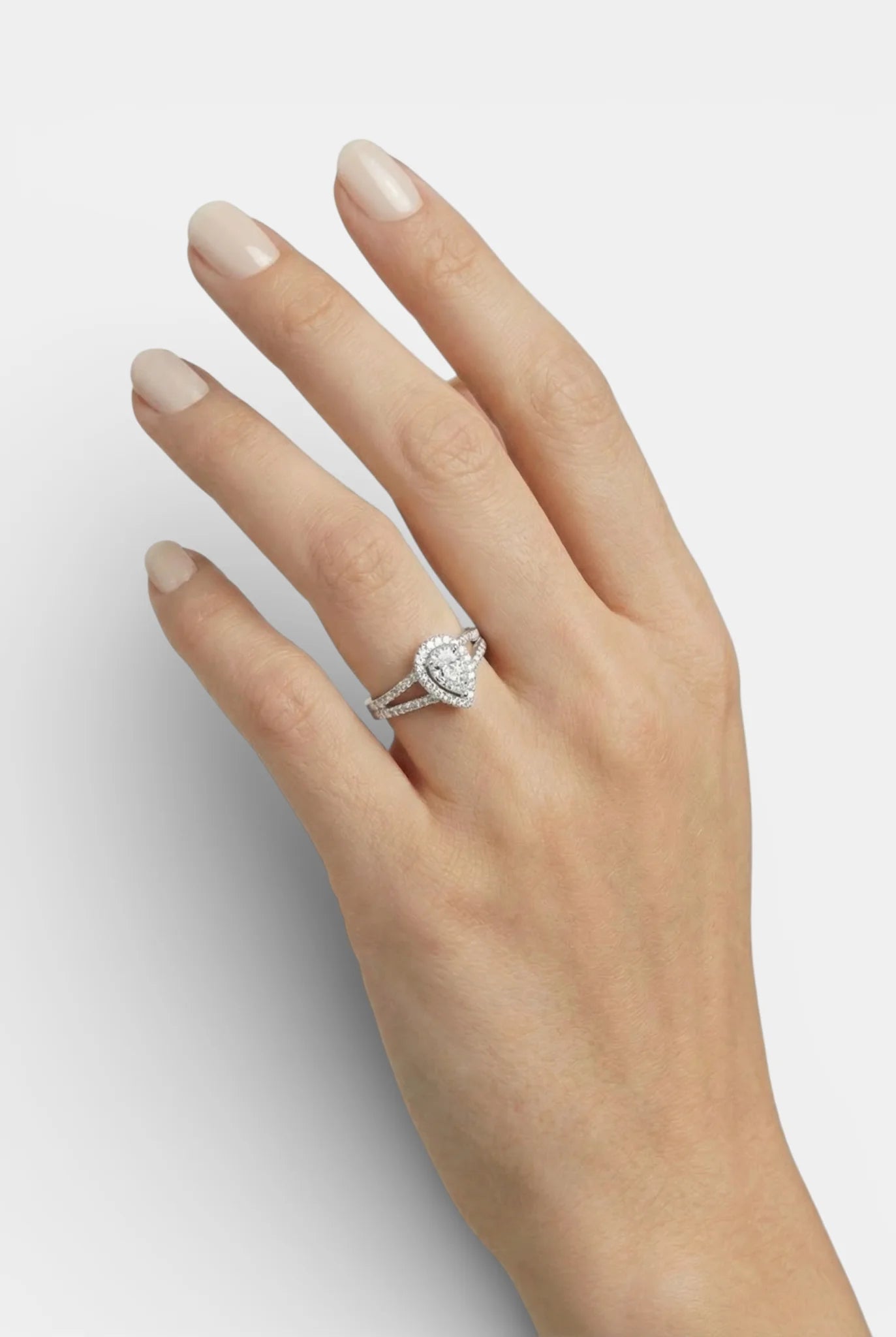 Сребърен пръстен - Кристална Капка