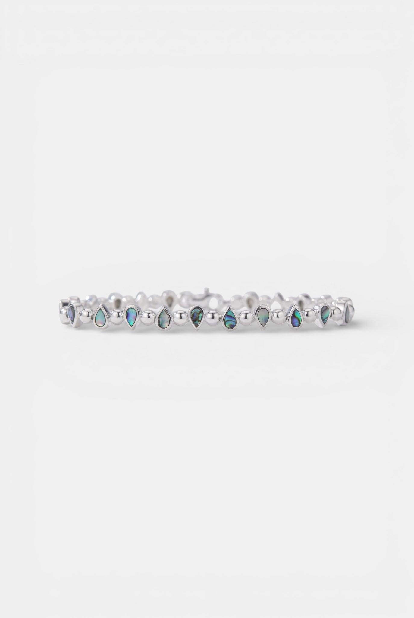 Сребърна гривна - Aqua Drops