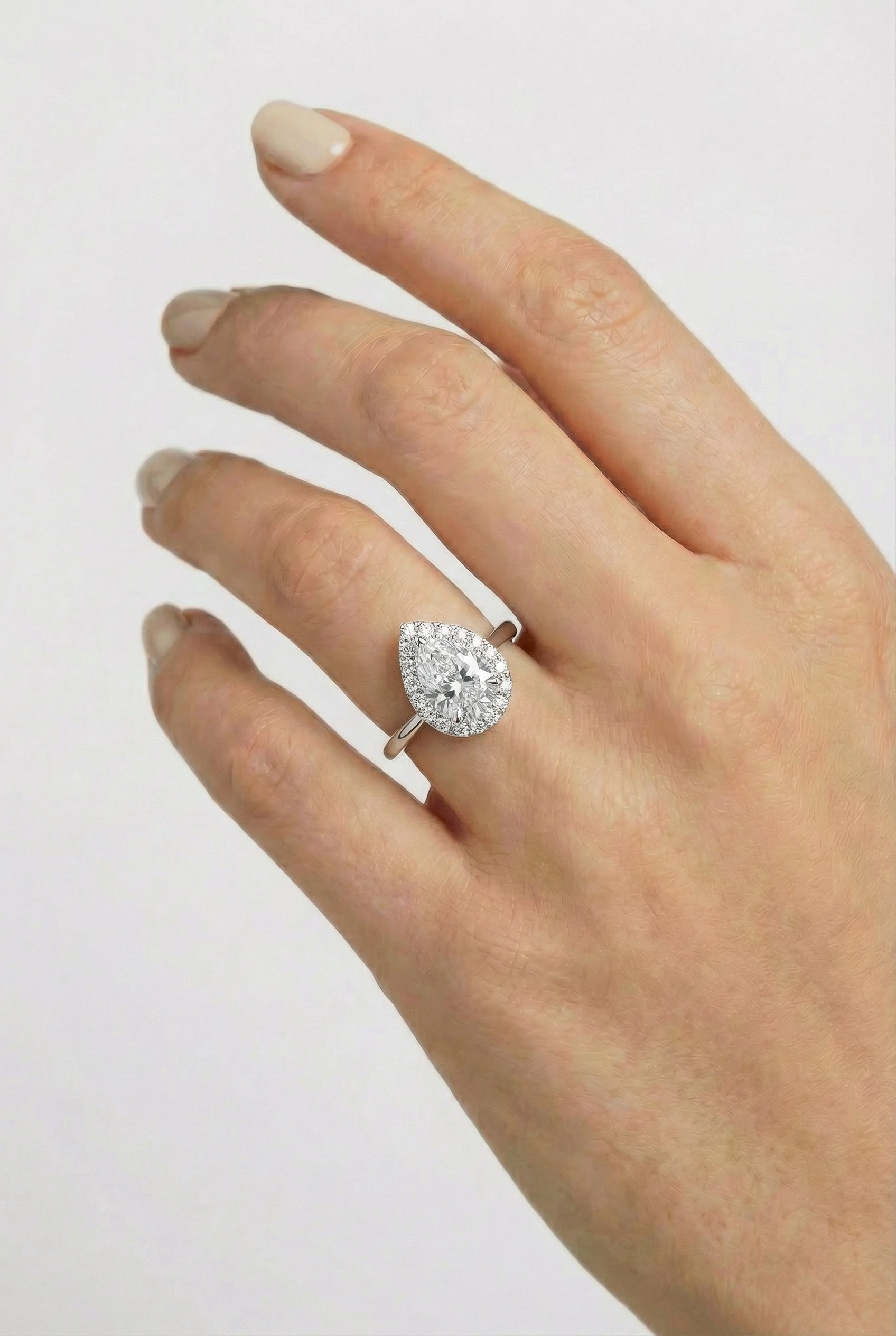 Сребърен пръстен - Капка Блясък