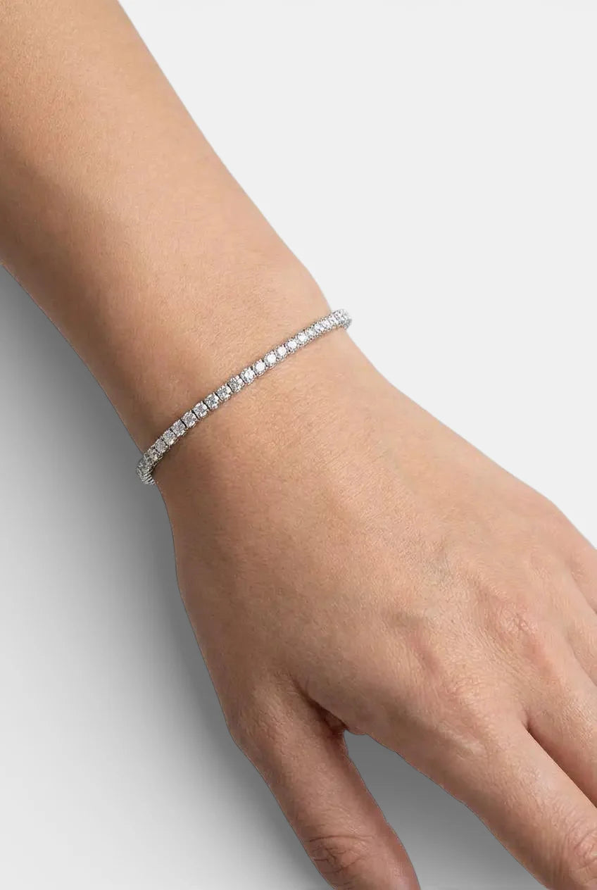 Сребърна гривна - Кралски блясък