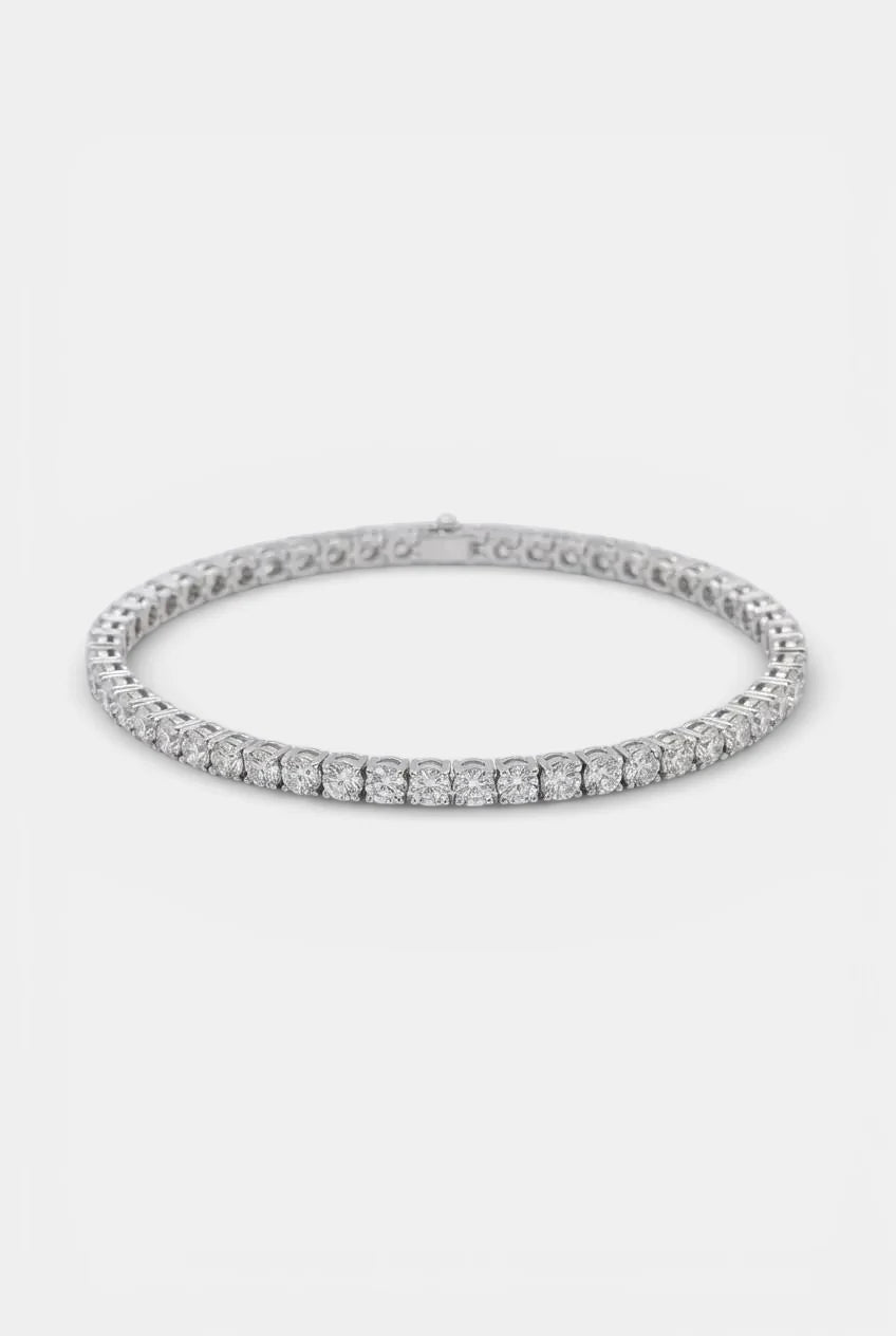 Сребърна гривна - Кралски блясък