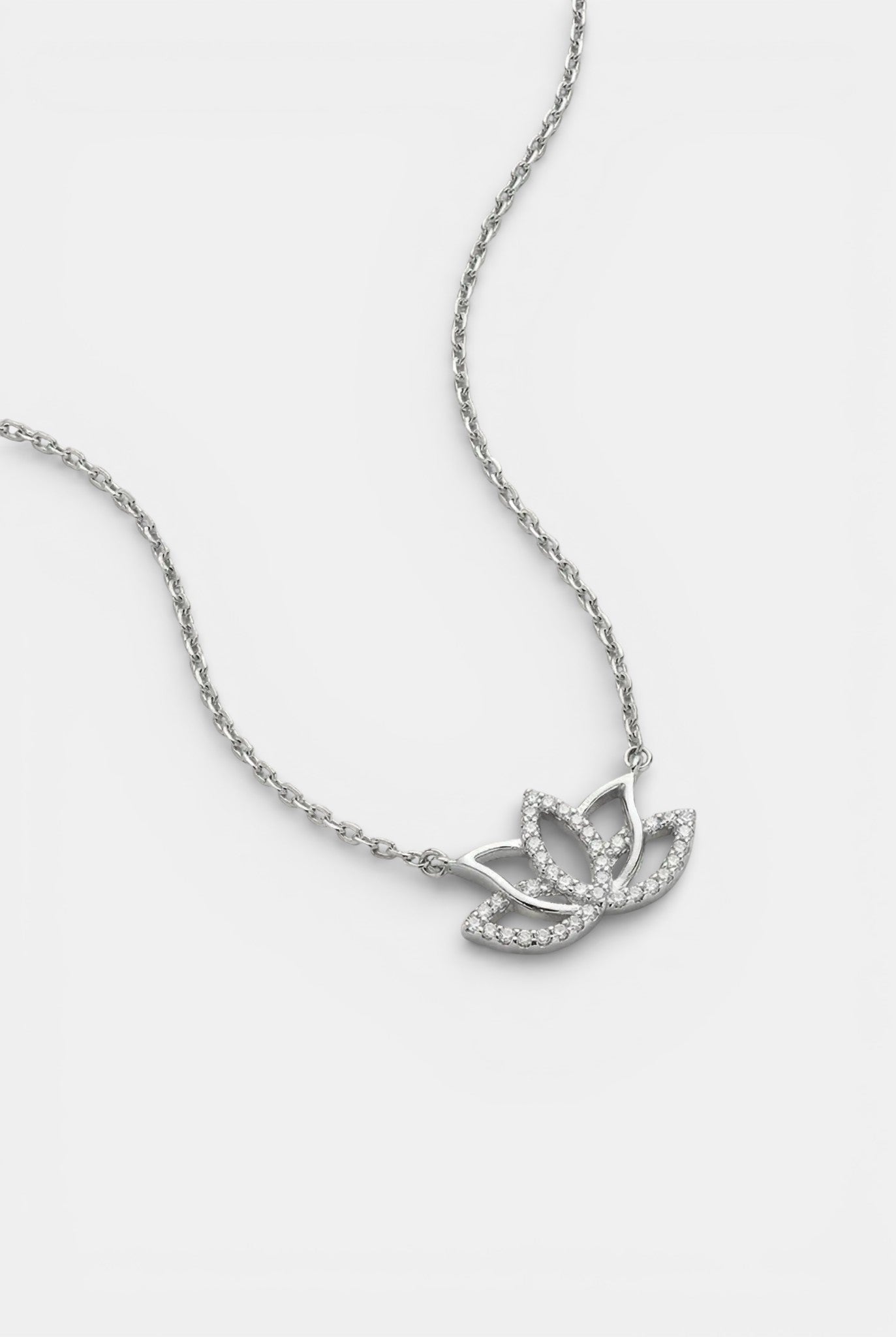 Сребърно колие - Лотосова Хармония