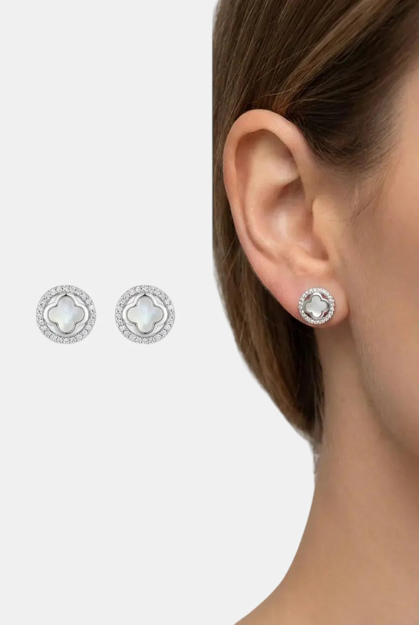 Сребърни обеци – Нежен Акцент със Седеф