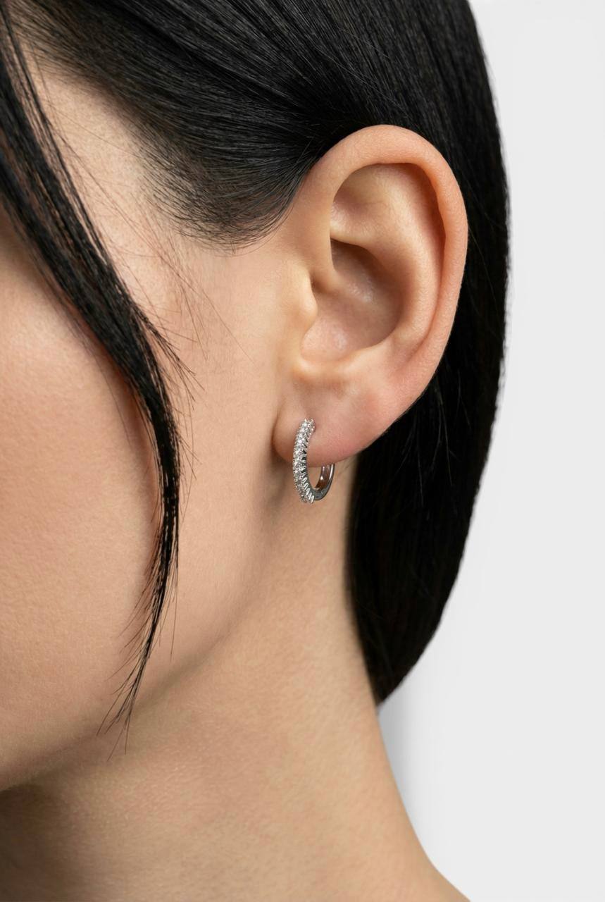 Сребърни обеци – Чист Кръг