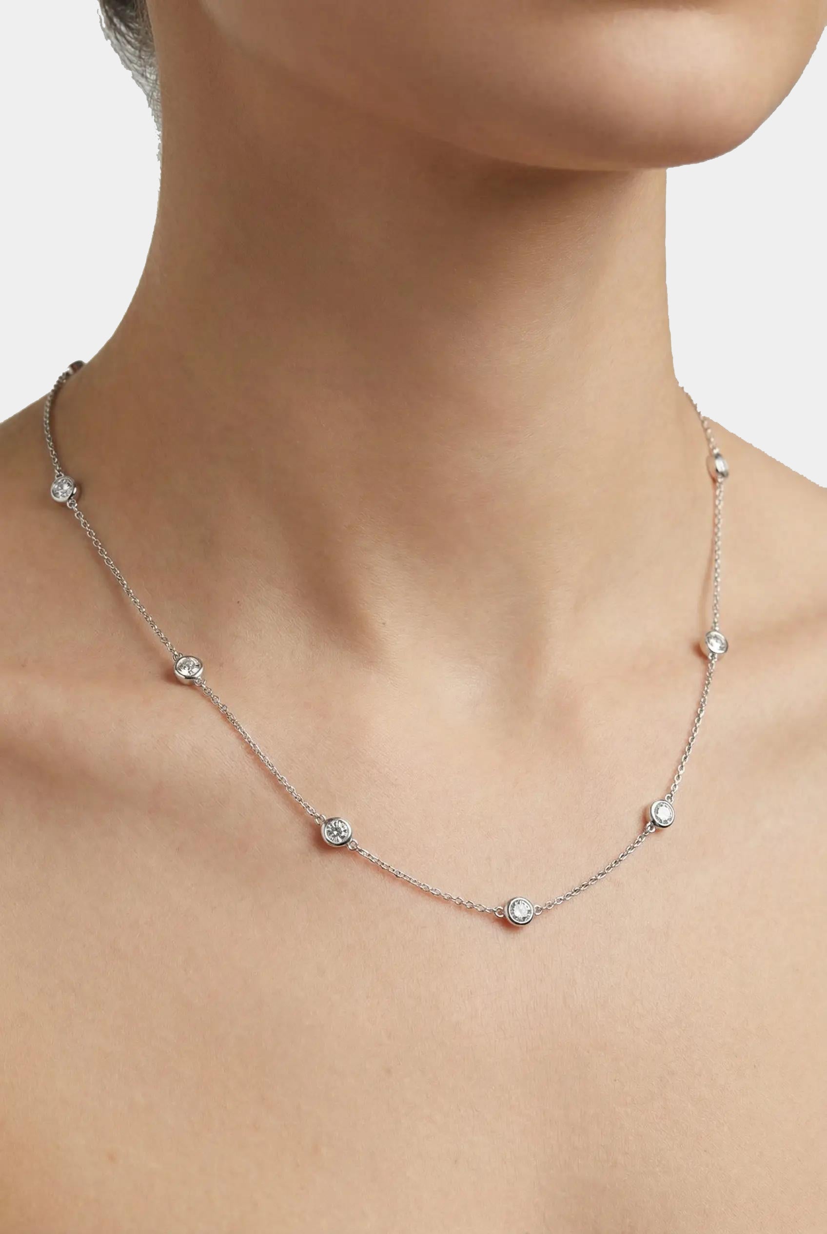 Сребърно колие - Небесна Линия