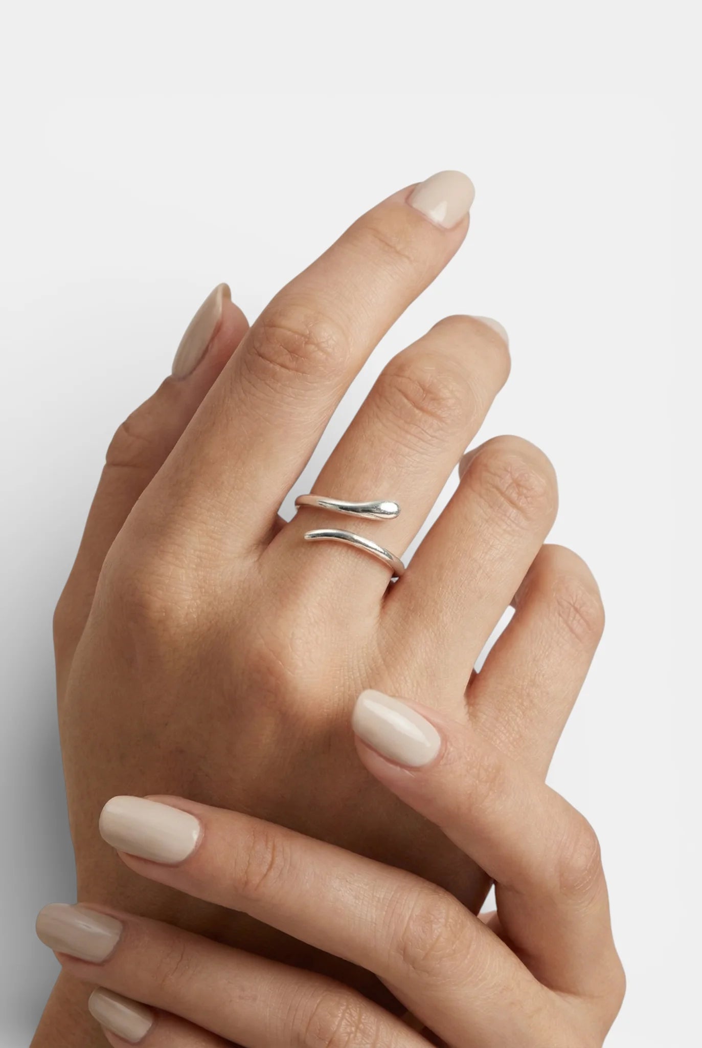 Сребърен пръстен - Нежна Линия