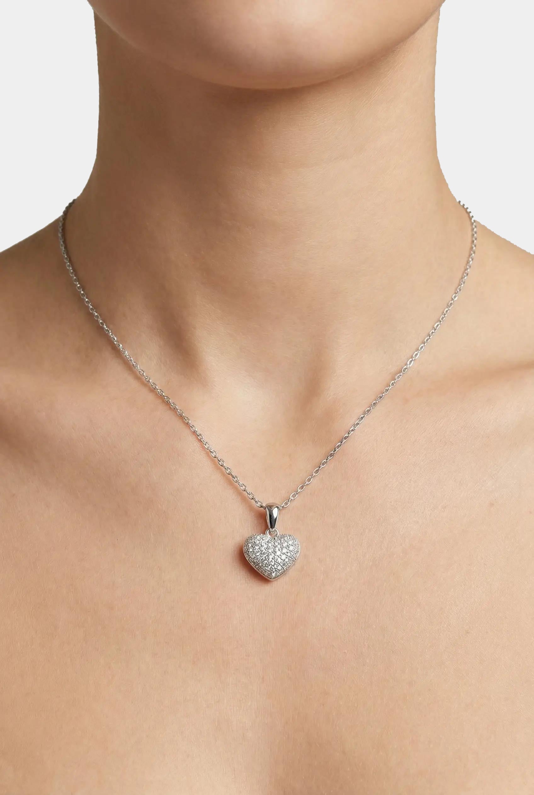 Сребърно колие - Нежно Сърце