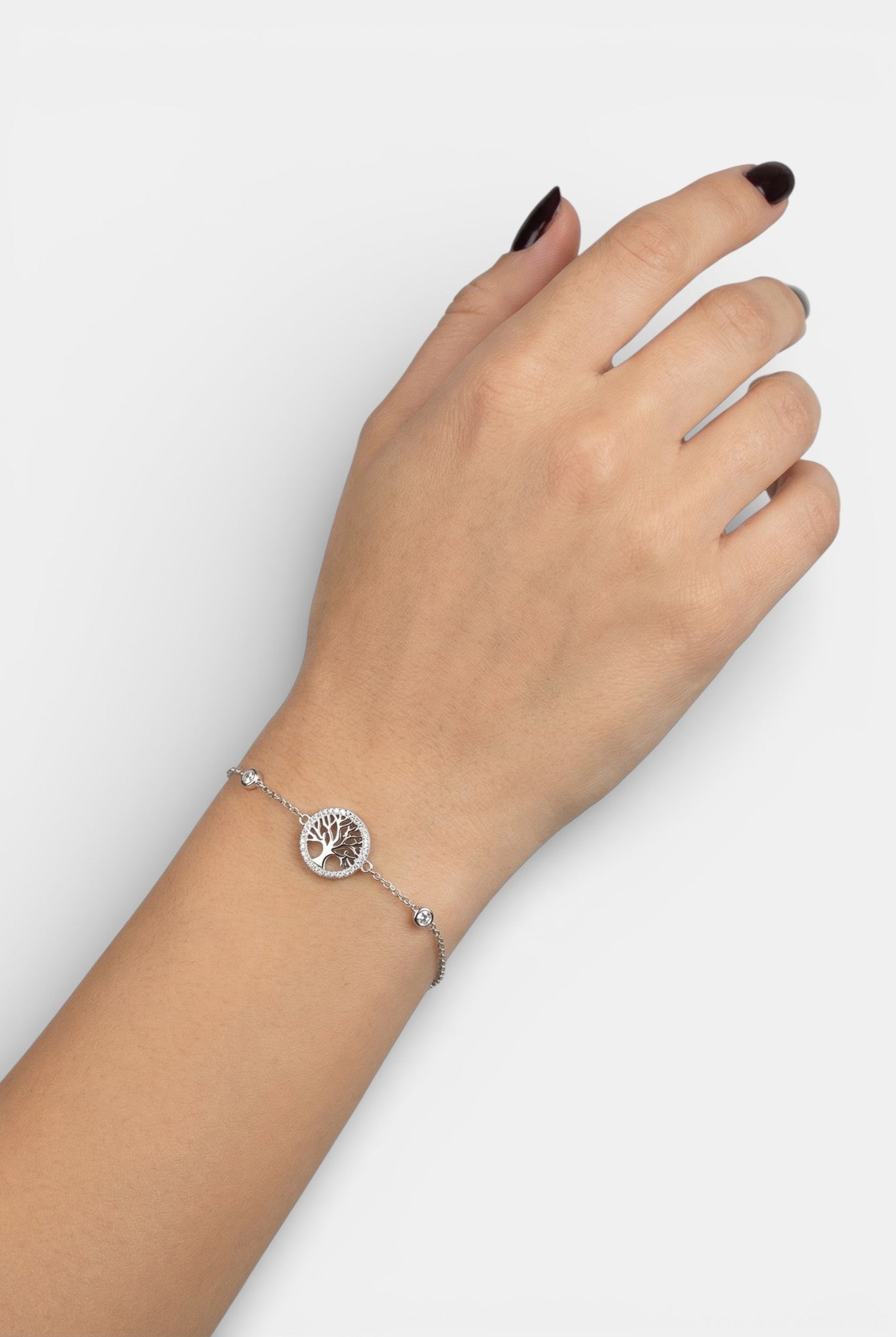 Сребърна гривна - Дървото на живота