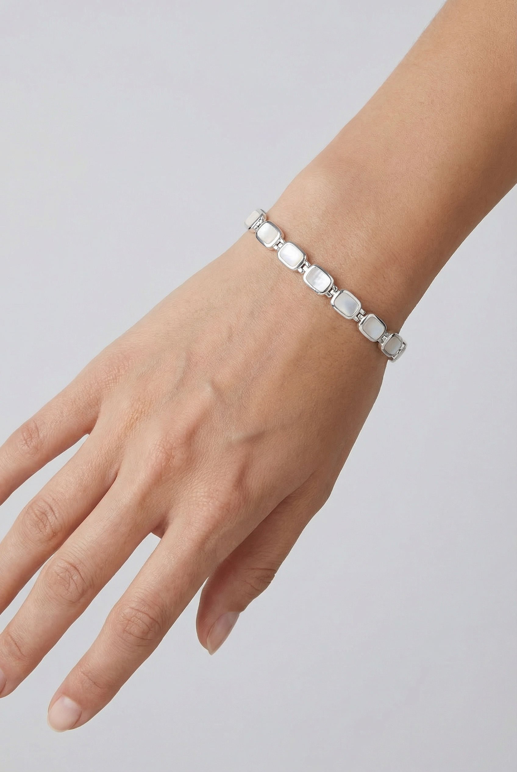 Сребърна гривна - Модерна Хармония