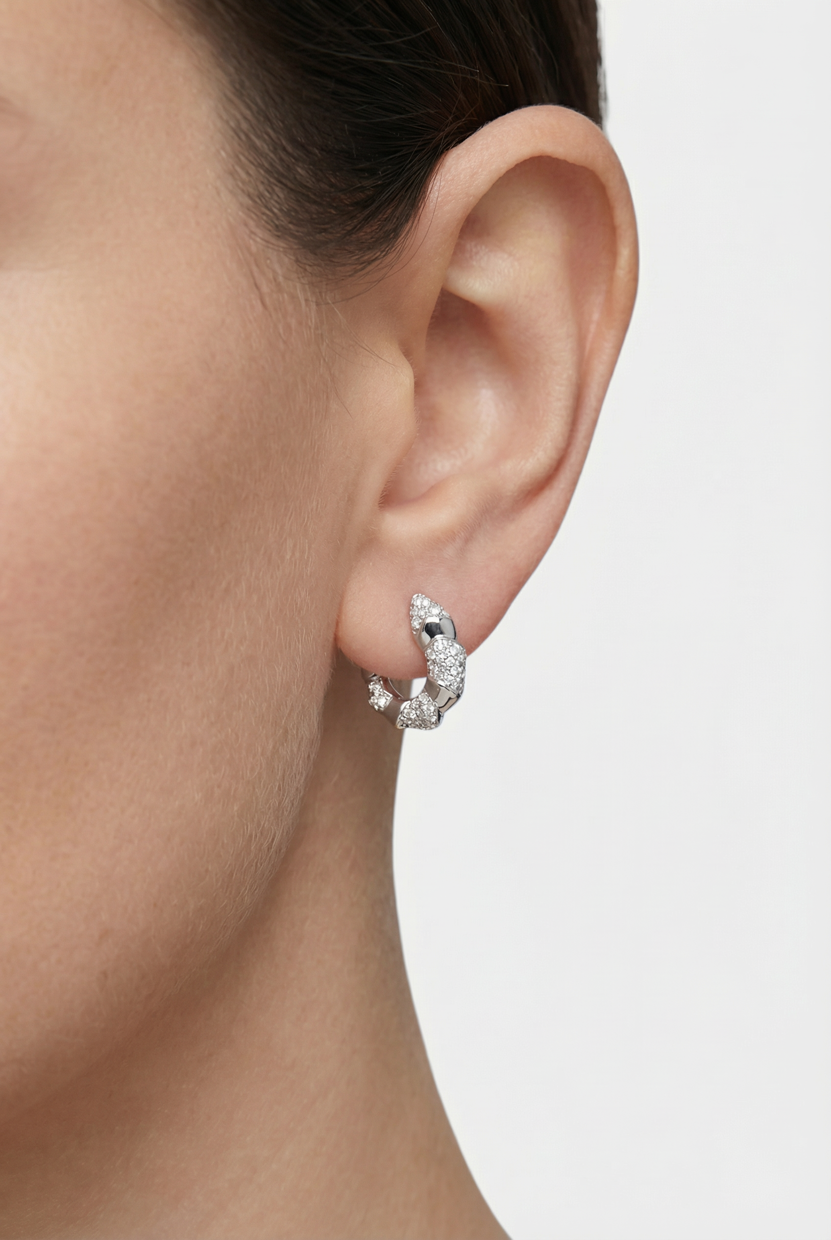 Сребърни обеци – Фина Верига