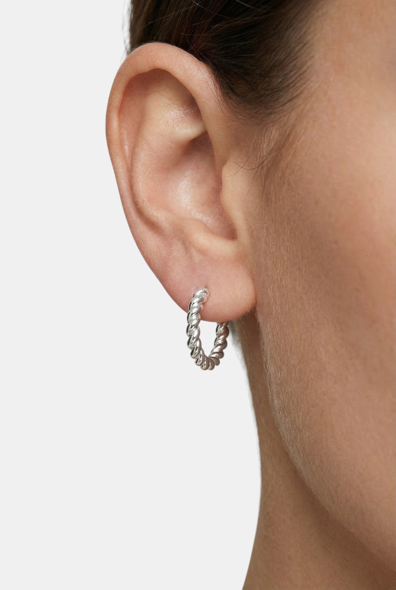 Сребърни обеци – Modern Rope