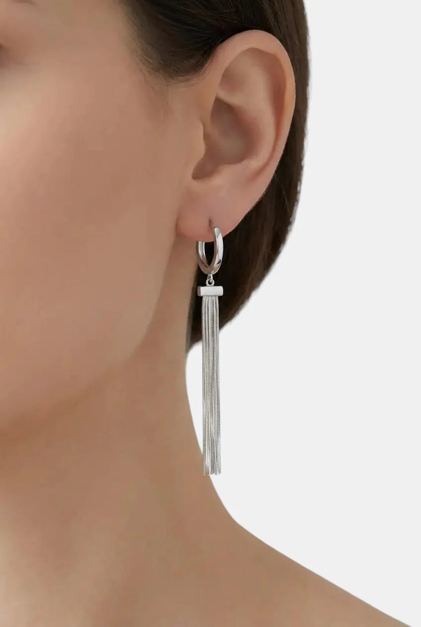 Сребърни обеци - Нежна Линия