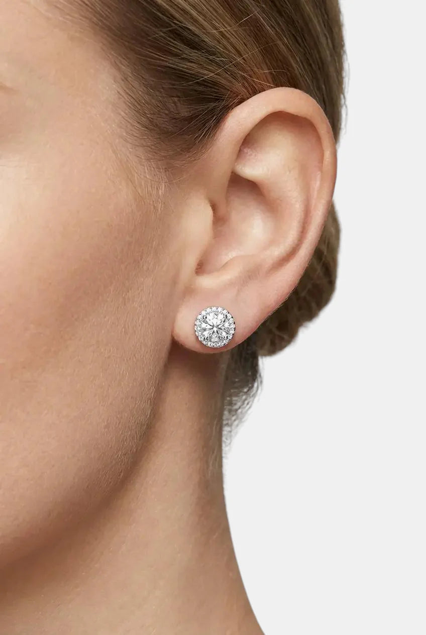 Сребърни обеци - Класически Блясък