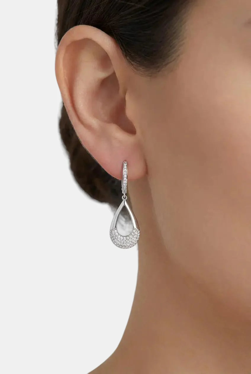 Сребърни обеци – Нежна Капка