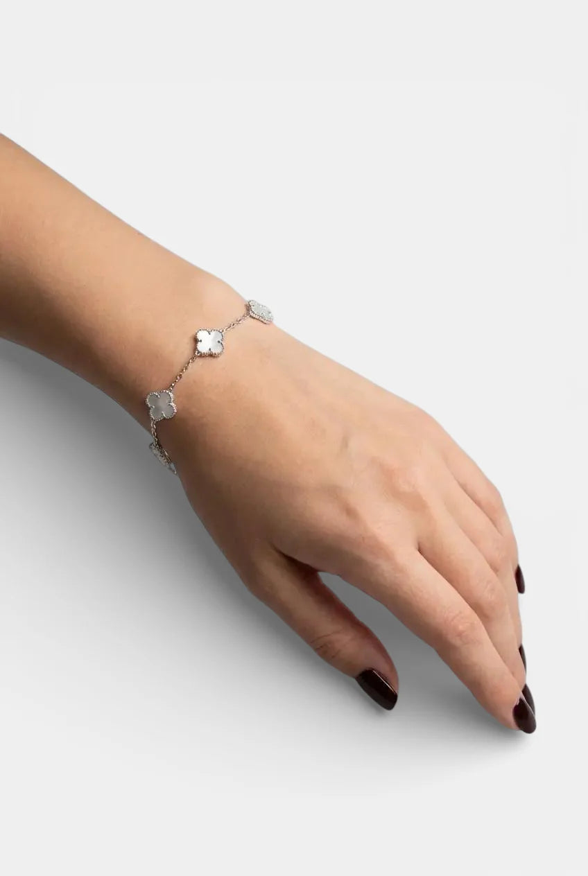 Сребърна гривна - Флора Елеганс