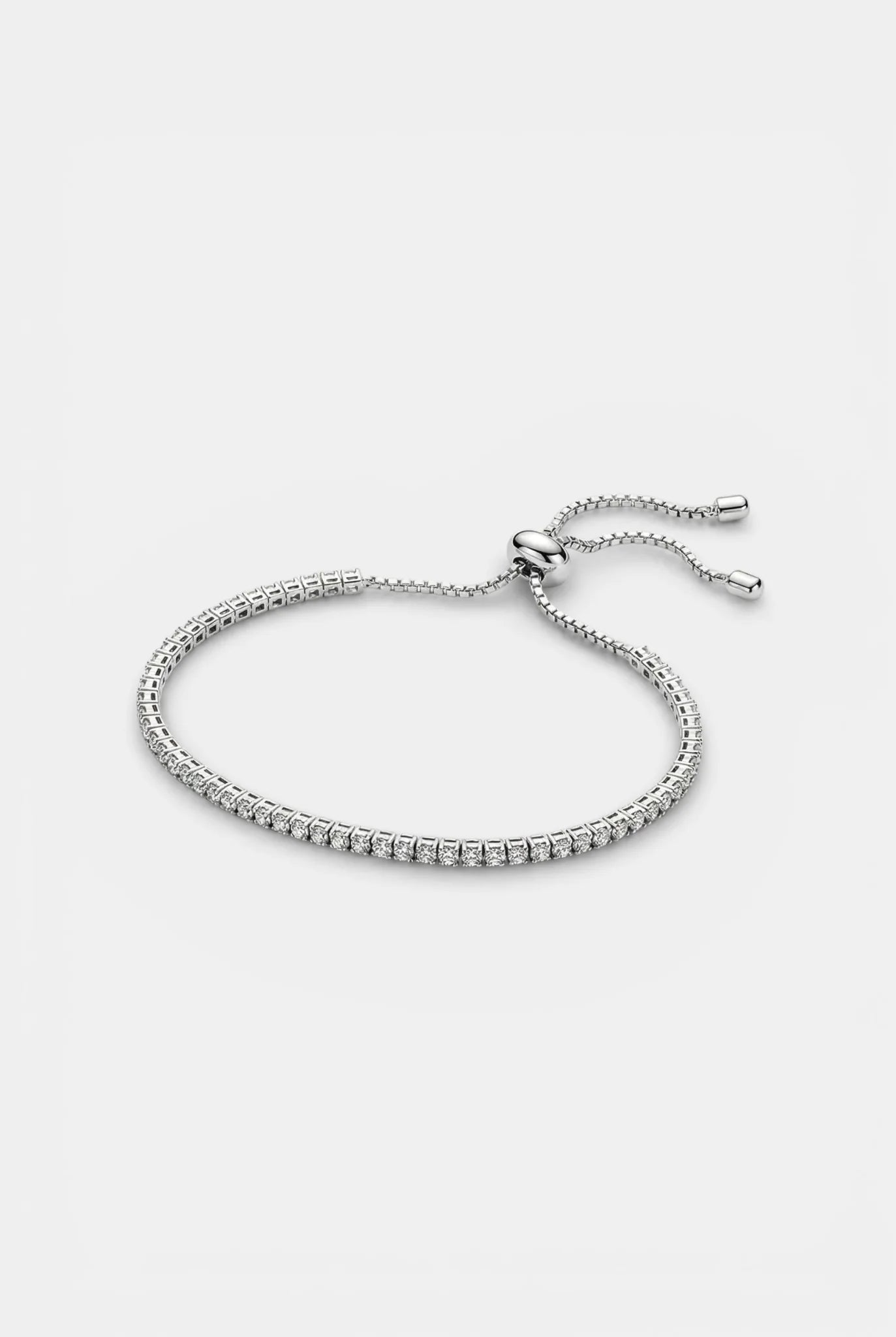 Сребърна гривна – Тенис Елеганс