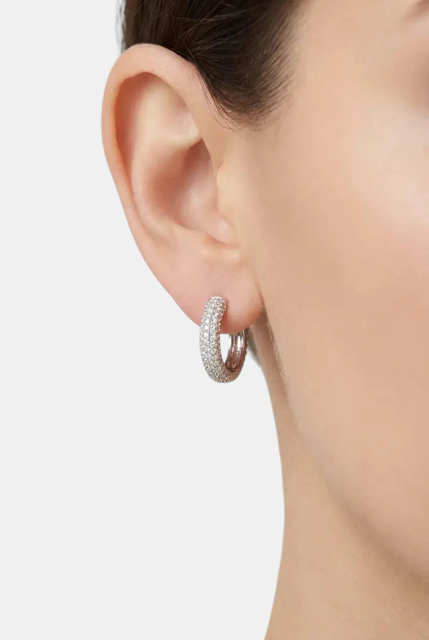 Сребърни обеци - Нежен Овал