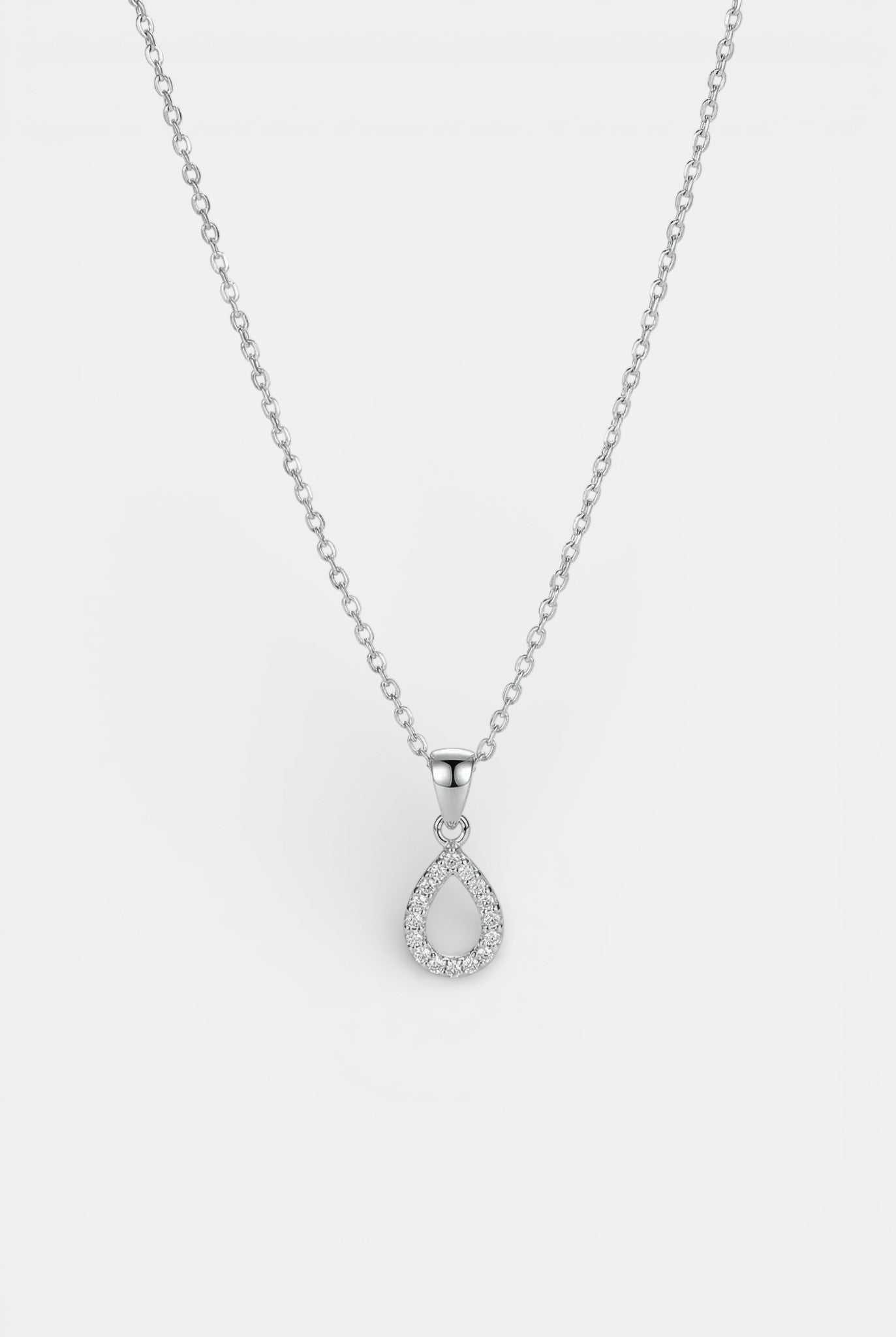 Сребърно колие - Pure Drop